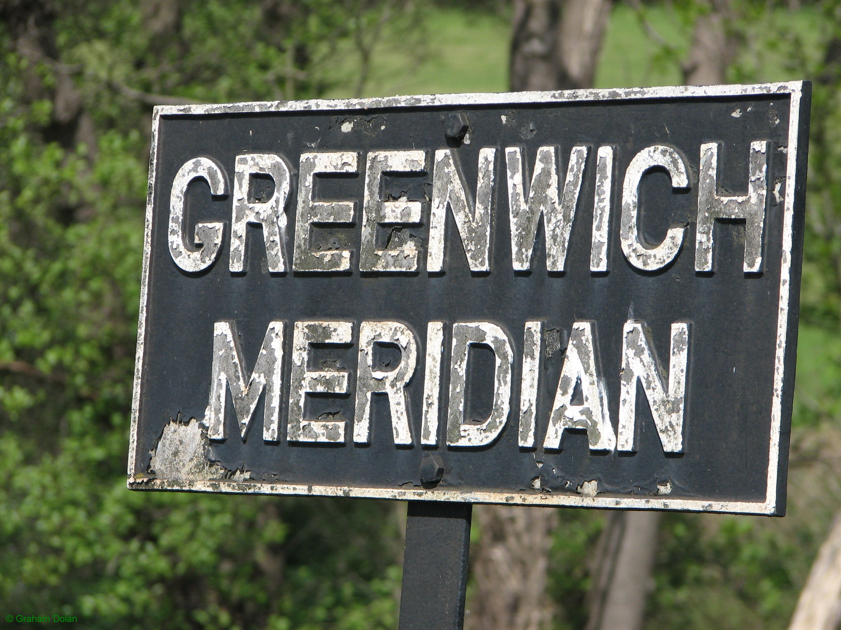 Greenwich Meridian Marker; England; East Sussex; Sheffield Park